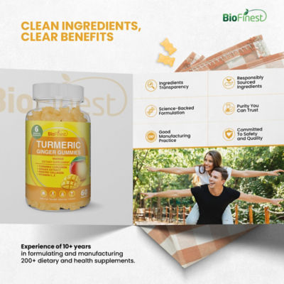 Biofinest 薑黃軟糖補充劑 9