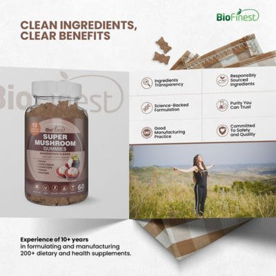 Biofinest 超級蘑菇軟糖 9