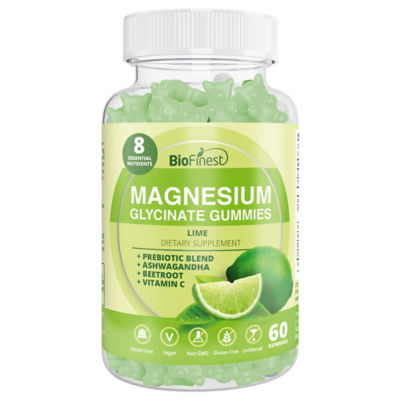 Biofinest 甘胺酸鎂軟糖補充劑 1
