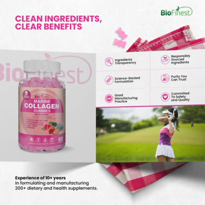 Biofinest海洋膠原蛋白軟糖補充劑 9