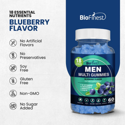 Biofinest 男士複合維生素軟糖補充劑 8
