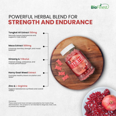 Biofinest睪酮增強軟糖補充劑 7