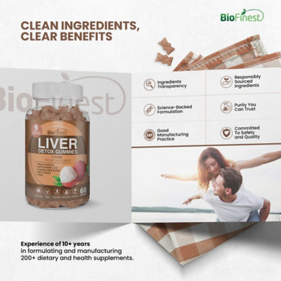 Biofinest 肝臟排毒軟糖補充劑 9