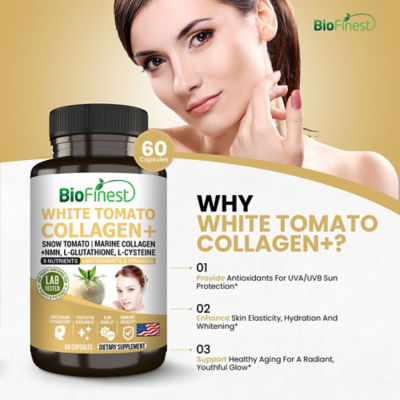 Biofinest 白番茄膠原蛋白+抗衰老補充劑（60粒膠囊） 6