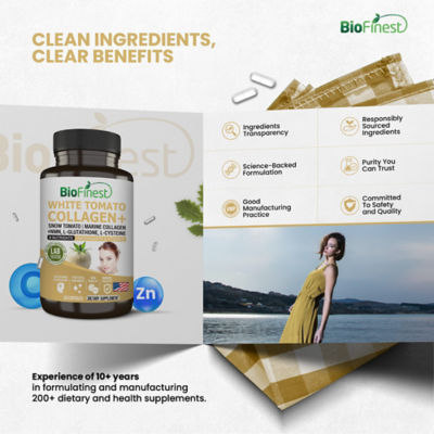 Biofinest 白番茄膠原蛋白+抗衰老補充劑（60粒膠囊） 9