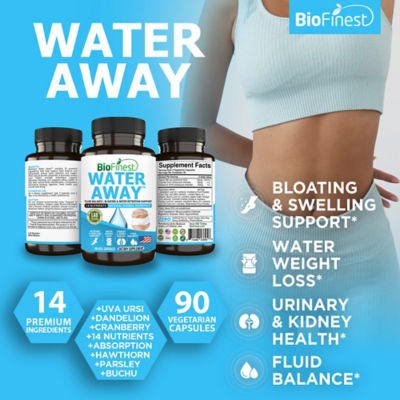 Biofinest Water Away 營養補充品（90 粒素食膠囊） 3
