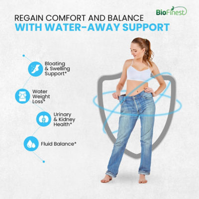 Biofinest Water Away 營養補充品（90 粒素食膠囊） 5