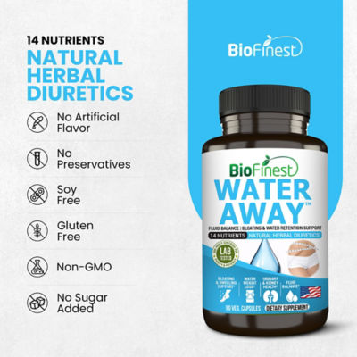 Biofinest Water Away 營養補充品（90 粒素食膠囊） 8
