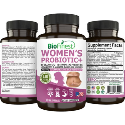 Biofinest 女性益生菌 500 億 CFU 補充劑（60 粒素食膠囊） 2