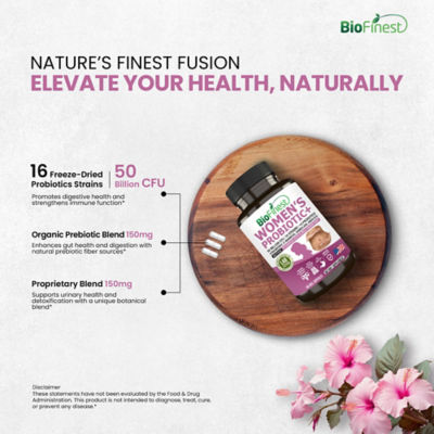 Biofinest 女性益生菌 500 億 CFU 補充劑（60 粒素食膠囊） 5