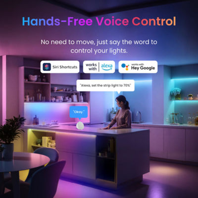 SwitchBot RGBICWW Smart LED Strip Light (UK Plug) 6