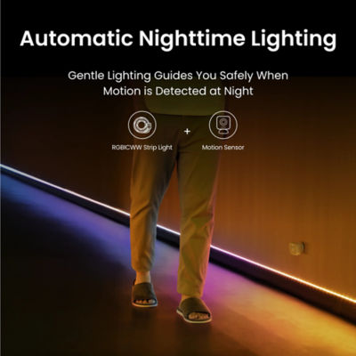 SwitchBot RGBICWW Smart LED Strip Light (UK Plug) 7