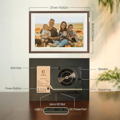 ARZOPA 10.1" IPS Touchscreen Digital Frame 6
