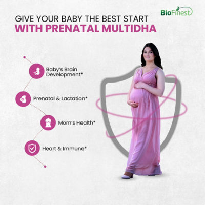 Biofinest Prenatal Omega DHA EPA Multivitamin Folic Acid Iron (120 Softgels) 5