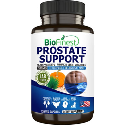 Biofinest 前列腺膀胱支持男士補充劑（120粒素食膠囊） 1
