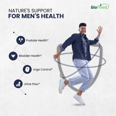 Biofinest 前列腺膀胱支持男士補充劑（120粒素食膠囊） 5