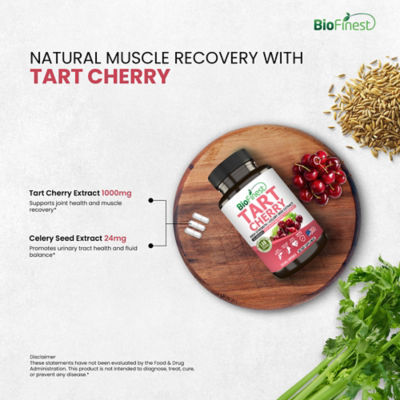 Biofinest 酸櫻桃 20000 毫克萃取物補充劑（120 粒素食膠囊） 7