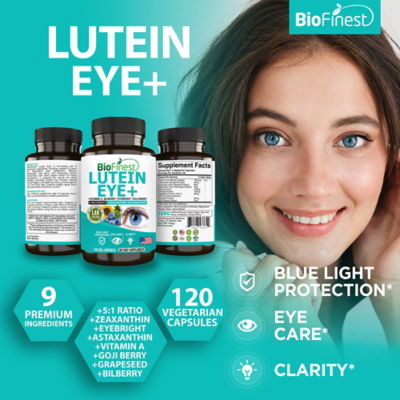 Biofinest 葉黃素護眼維生素玉米黃質越橘補充劑（120粒素食膠囊） 3