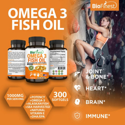 Biofinest Omega 3 魚油 1000 毫克（300 粒軟膠囊） 3