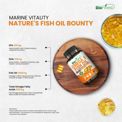 Biofinest Omega 3 魚油 1000 毫克（300 粒軟膠囊） 7