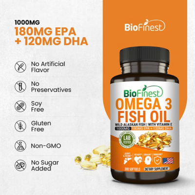 Biofinest Omega 3 魚油 1000 毫克（300 粒軟膠囊） 8
