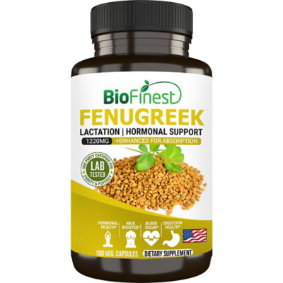 Biofinest 胡蘆巴籽 1220 毫克補充劑（180 粒素食膠囊） 1