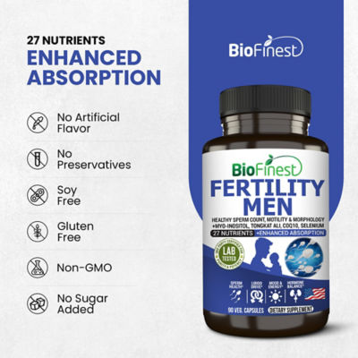 Biofinest Fertility Men Multivitamin Supplement (90 Capsules) 6