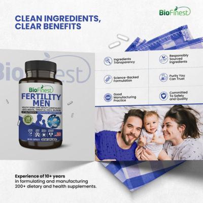 Biofinest Fertility Men Multivitamin Supplement (90 Capsules) 7