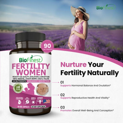 Biofinest Fertility Women Multivitamin Supplement (90 Capsules) 6