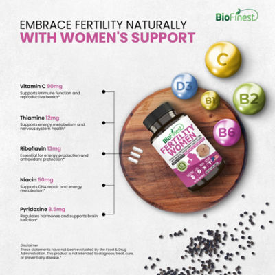 Biofinest Fertility Women Multivitamin Supplement (90 Capsules) 7