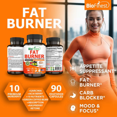 Biofinest Fat Burner Supplement (90 Veg. Capsules) 3