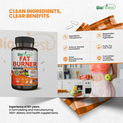 Biofinest Fat Burner Supplement (90 Veg. Capsules) 9