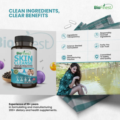 Biofinest 祛痘潔膚補充品（120粒素食膠囊） 9