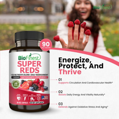Biofinest 超級紅血球抗氧化心臟健康能量免疫補充品（90粒素食膠囊） 6