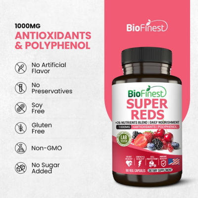 Biofinest 超級紅血球抗氧化心臟健康能量免疫補充品（90粒素食膠囊） 8