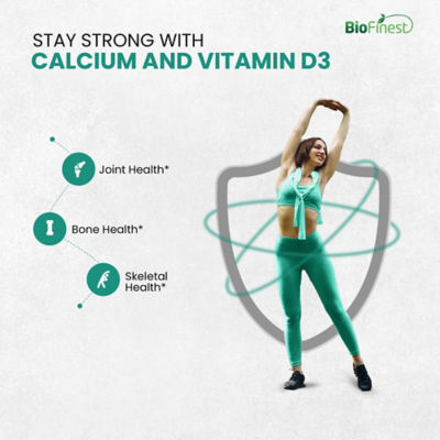 Biofinest Calcium Vitamin D3 Supplement (120 Coated Tablets) 5