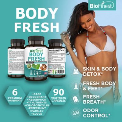 Biofinest Body Fresh 身体清新补充剂（90 粒素食胶囊） 3