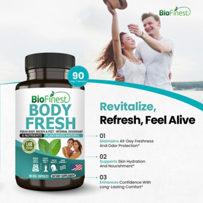 Biofinest Body Fresh 身体清新补充剂（90 粒素食胶囊） 6