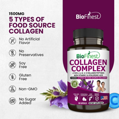 Biofinest 膠原蛋白複合物補充劑（90 粒膠囊） 8