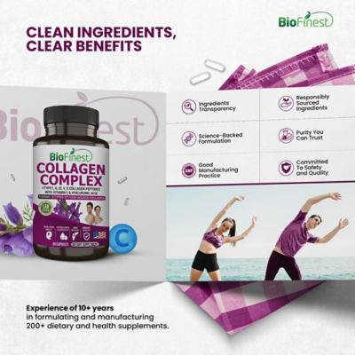 Biofinest 膠原蛋白複合物補充劑（90 粒膠囊） 9