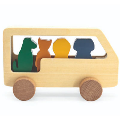 Trixie Wooden Animal Bus 18M+ 3