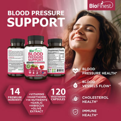 Biofinest 血壓支持補充劑（120粒素食膠囊） 3
