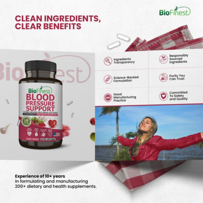 Biofinest 血壓支持補充劑（120粒素食膠囊） 9