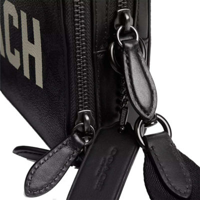 COACH Charter Crossbody Bag 19 In Signature Canvas With Coach Graphic Charcoal Multi CAF83 4