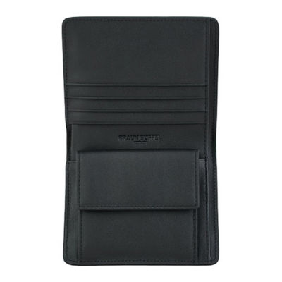 BRAUN BÜFFEL Braun Buffel Bindan Bifold Small Wallet W/Coin Compartment in Black 4