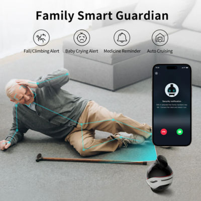 Enabot EBO X Smart Home Companion Robot with Alexa Built-in 4