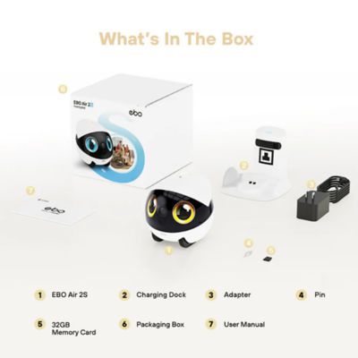 Enabot EBO Air 2S Smart AI CCTV Familybot 8