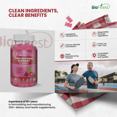 Biofinest Cholesterol Support Gummies Supplement 9