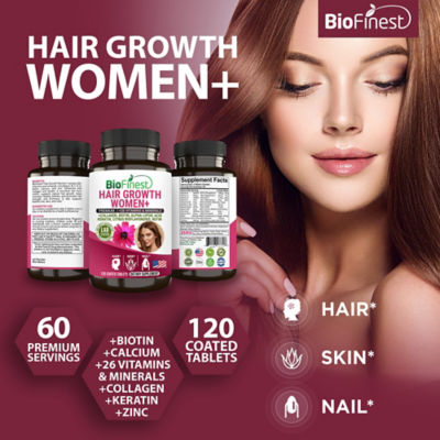 Biofinest 女性生髮補充品（120 片包衣片） 3
