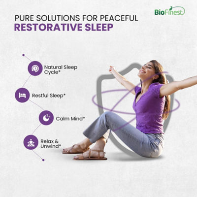 Biofinest 睡眠支持補充品（90 粒素食膠囊） 5